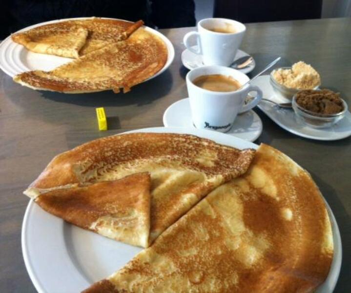 Koffie pannenkoeken